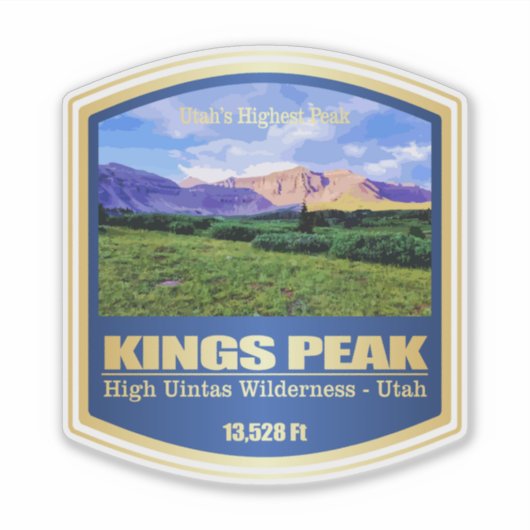 Kings Peak (PF) Aufkleber (Vorderseite)