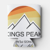 Kings Peak Utah Retro Dosenkühler (Rückseite)