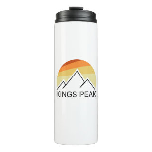 Kings Peak Utah Retro Thermosbecher