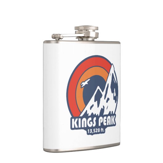 Kings Peak Utah Sun Eagle Flachmann (Rechts)