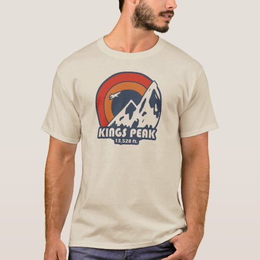 Kings Peak Utah Sun Eagle T-Shirt (Vorderseite)