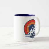 Kings Peak Utah Sun Eagle Zweifarbige Tasse (VorderseiteRechts)