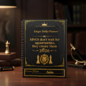 Kings Planner 2026 - Customizable Name | Luxury Bl Planer