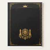 Kings Planner 2026 - Customizable Name | Luxury Bl Planer (Rückseite)
