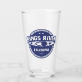 Kings River California Kayaking Glas (Vorderseite)