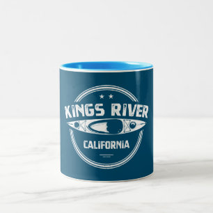 Kings River California Kayaking Zweifarbige Tasse