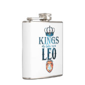 KINGS sind als LEO Zodiac Sign August geboren Flachmann (Rechts)