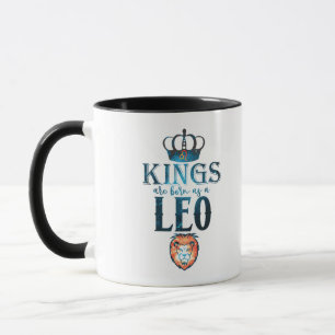 KINGS sind als LEO Zodiac Sign August geboren Tasse