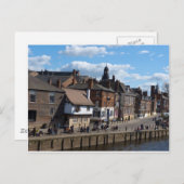 Kings Staith York River House Postkarte (Vorne/Hinten)