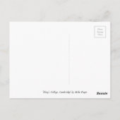 'King's Uni, Cambridge' Postkarte (Rückseite)