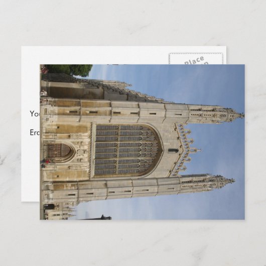 Kings Uni Chappel in Cambridge im Vereinigten Köni Postkarte (Vorne/Hinten)
