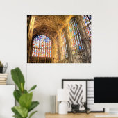 King's Uni Kapelle ~ Cambridge, England Poster (Heimbüro)