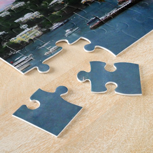 King's Wharf Bermuda Harbour Sunrise Puzzle (Seite)