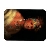 King's "White Plume" Magnet (Horizontal)