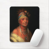 King's "White Plume" Mousepad (Mit Mouse)