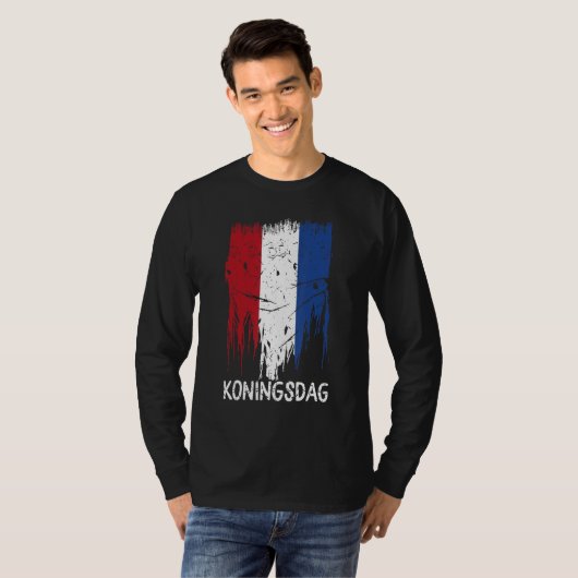 Kingsday T-Shirt Amsterdam Koningsdag Kings Day Ni (Vorne ganz)