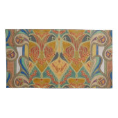 Kingsize-Kopfkissenpaare mit Art Deko Design Kissenbezug (Rückseite-Rechts)