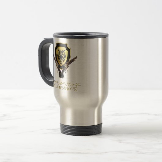 Kingsman Pistolenheld-Reise-Tasse Reisebecher (Vorderseite Links)