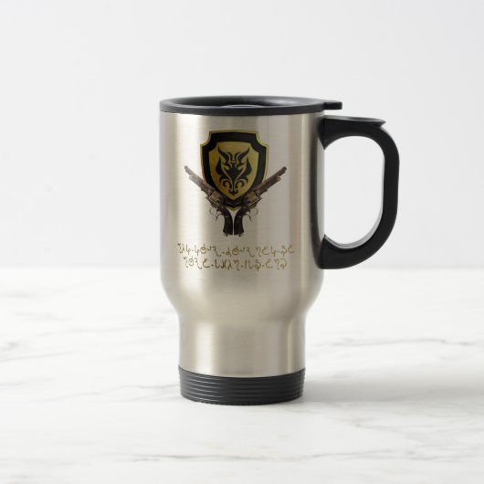 Kingsman Pistolenheld-Reise-Tasse Reisebecher (Rechts)