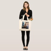 Kingsmen Chronicles Trilogie Fantasy Art Tote Tasc Jumbo Stoffbeutel (Vorderseite (Model))