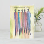 Kingsmen Flat Father's Day Card Karte (Stehend Vorderseite)