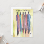 Kingsmen Flat Father's Day Card Karte (Vorderseite/Rückseite Beispiel)