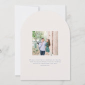 Kingston Elegant Monogram Typografy Wedding Einladung (Rückseite)