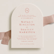 Kingston Elegant Monogram Typografy Wedding