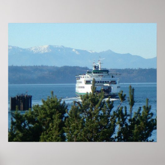 Kingston Ferry Verlassend Poster (Vorne)