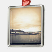 Kingston Ferry View Silbernes Ornament (Links)