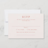 Kingston Formal Landscape Wedding RSVP Card Einladung (Vorderseite)