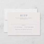 Kingston Formal Landscape Wedding RSVP Card Einladung (Vorderseite)