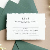 Kingston Formal Landscape Wedding RSVP Gummistempel