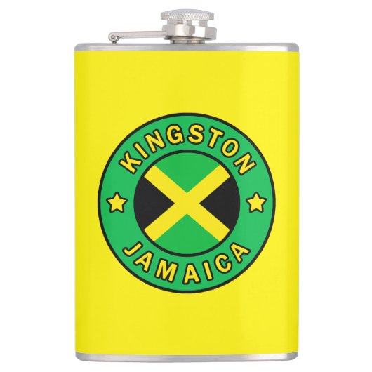 Kingston Jamaica Flachmann (Vorderseite)