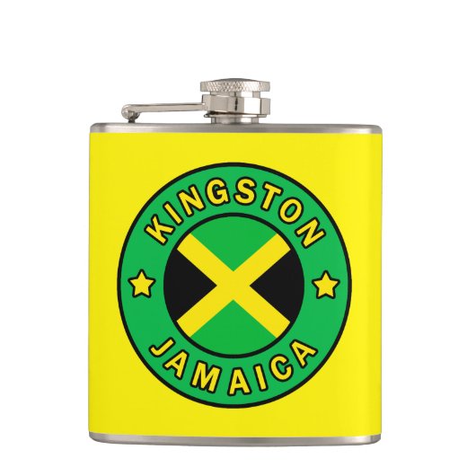 Kingston Jamaica Flachmann (Vorderseite)