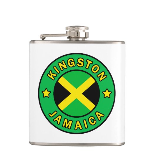 Kingston Jamaica Flachmann (Vorderseite)