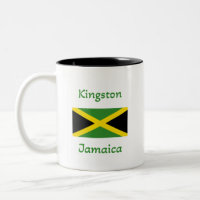 Kingston Jamaica - Jamaikanische Flagge Kaffeekaff