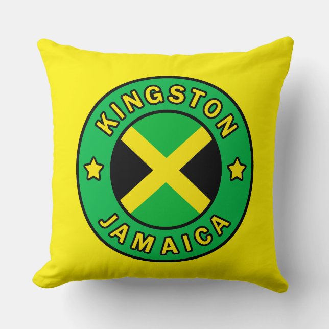 Kingston Jamaica Kissen (Vorderseite)