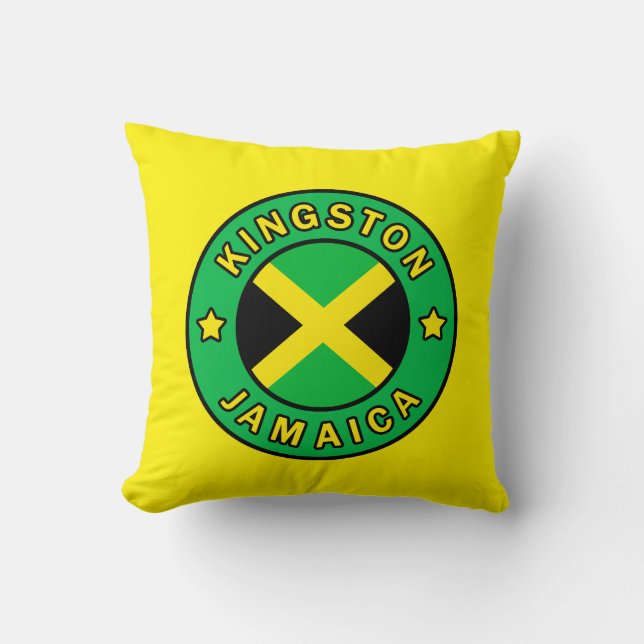 Kingston Jamaica Kissen (Vorderseite)