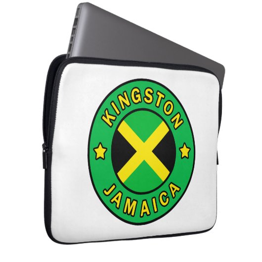 Kingston Jamaica Laptopschutzhülle (Vorne Rechts)