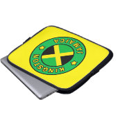 Kingston Jamaica Laptopschutzhülle (Vorne Knopf)