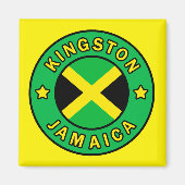Kingston Jamaica Magnet (Vorne)