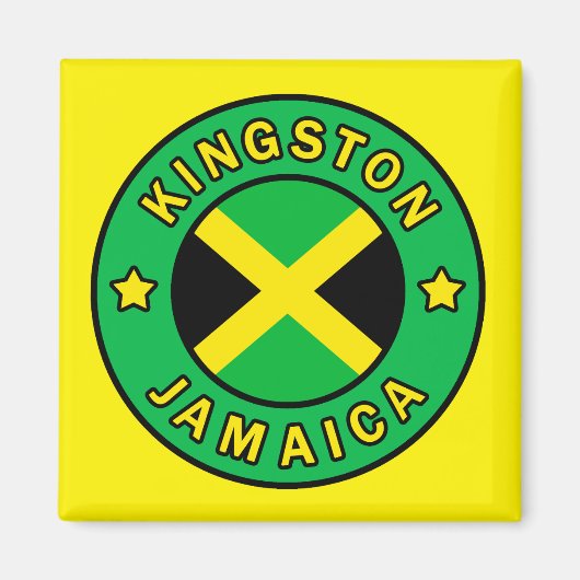 Kingston Jamaica Magnet (Vorne)