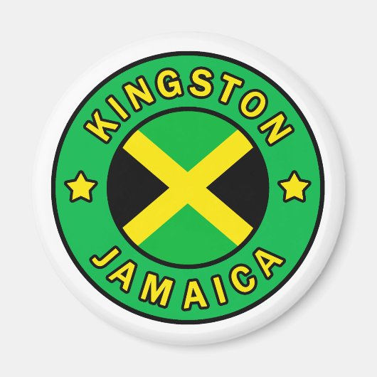 Kingston Jamaica Magnet (Vorne)
