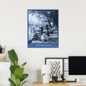 Kingston Jamaica Market 1899 Poster (Heimbüro)