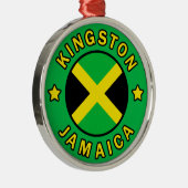Kingston Jamaica Ornament Aus Metall (Rechts)