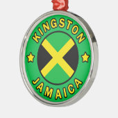 Kingston Jamaica Ornament Aus Metall (Links)