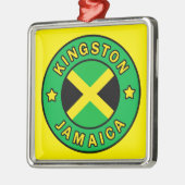 Kingston Jamaica Ornament Aus Metall (Links)