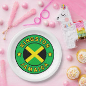 Kingston Jamaica Pappteller (Party)