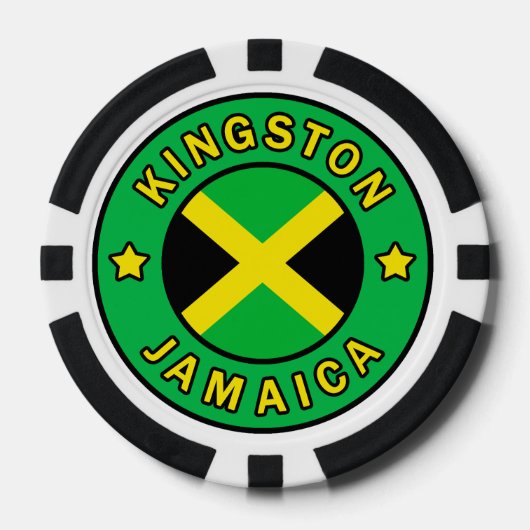 Kingston Jamaica Pokerchips (Vorderseite)